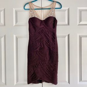 Adrianna Papell Ruched Cocktail Dress in R…